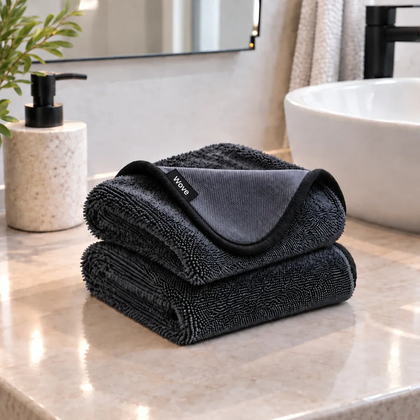 Chiffon microfibre – sans traces sur le calcaire et les gouttes d'eau
