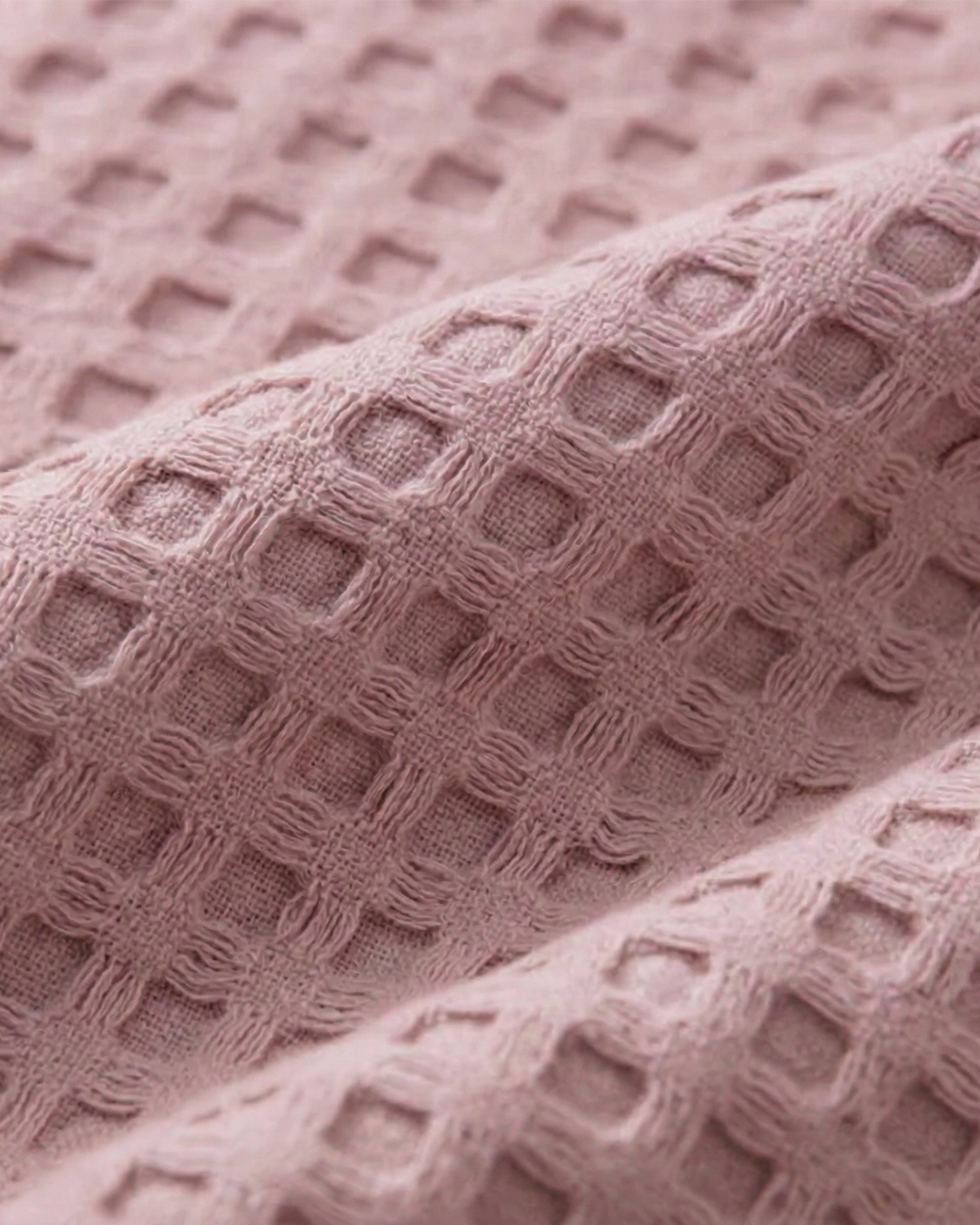 Plaid nid d'abeille – 100 % coton