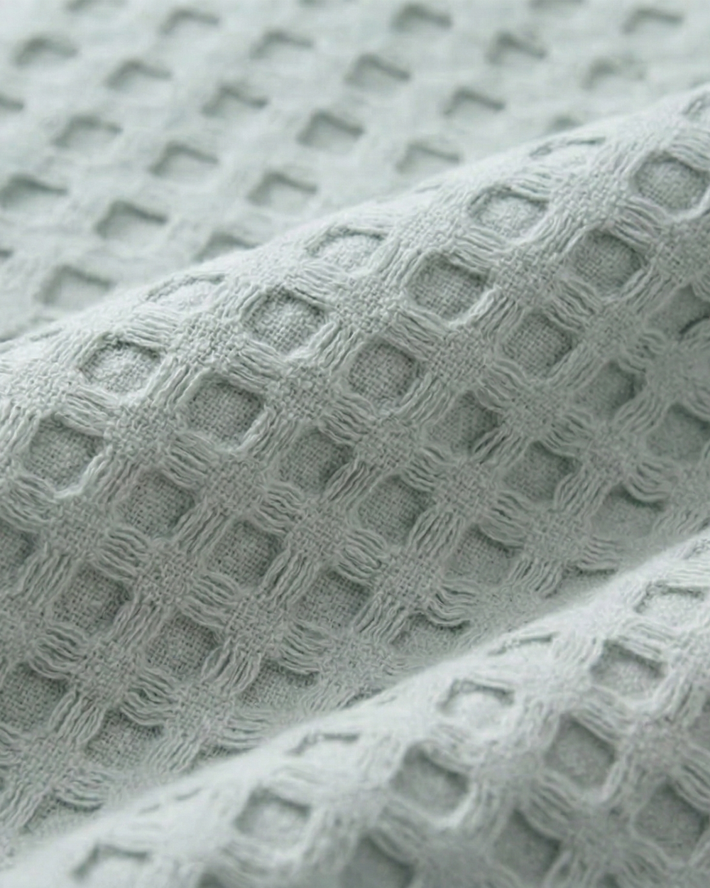 Plaid nid d'abeille – 100 % coton