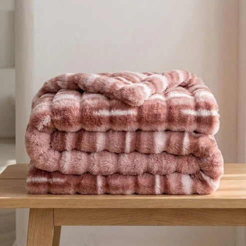Plaid Nuage en fausse fourrure – Double épaisseur et extra chaud