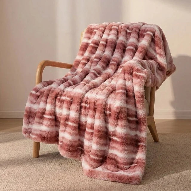 Plaid Nuage en fausse fourrure – Double épaisseur et extra chaud