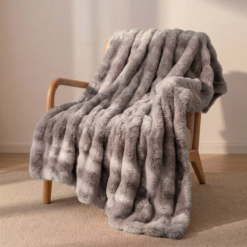 Plaid Nuage en fausse fourrure – Double épaisseur et extra chaud