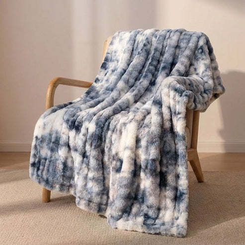 Plaid Nuage en fausse fourrure – Double épaisseur et extra chaud