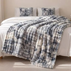 Plaid Nuage en fausse fourrure – Double épaisseur et extra chaud