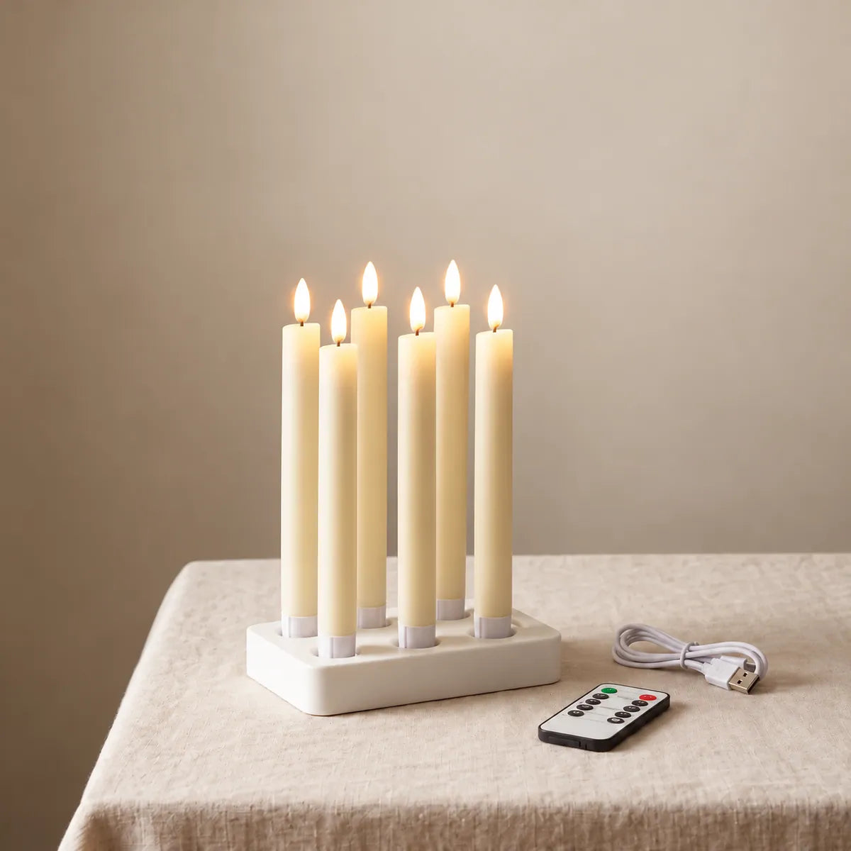 Bougies flambeaux LED Luma – image 1
