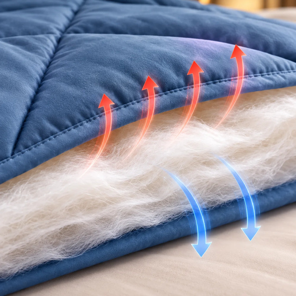 Couette 4 saisons 2-en-1 – couette et housse en un