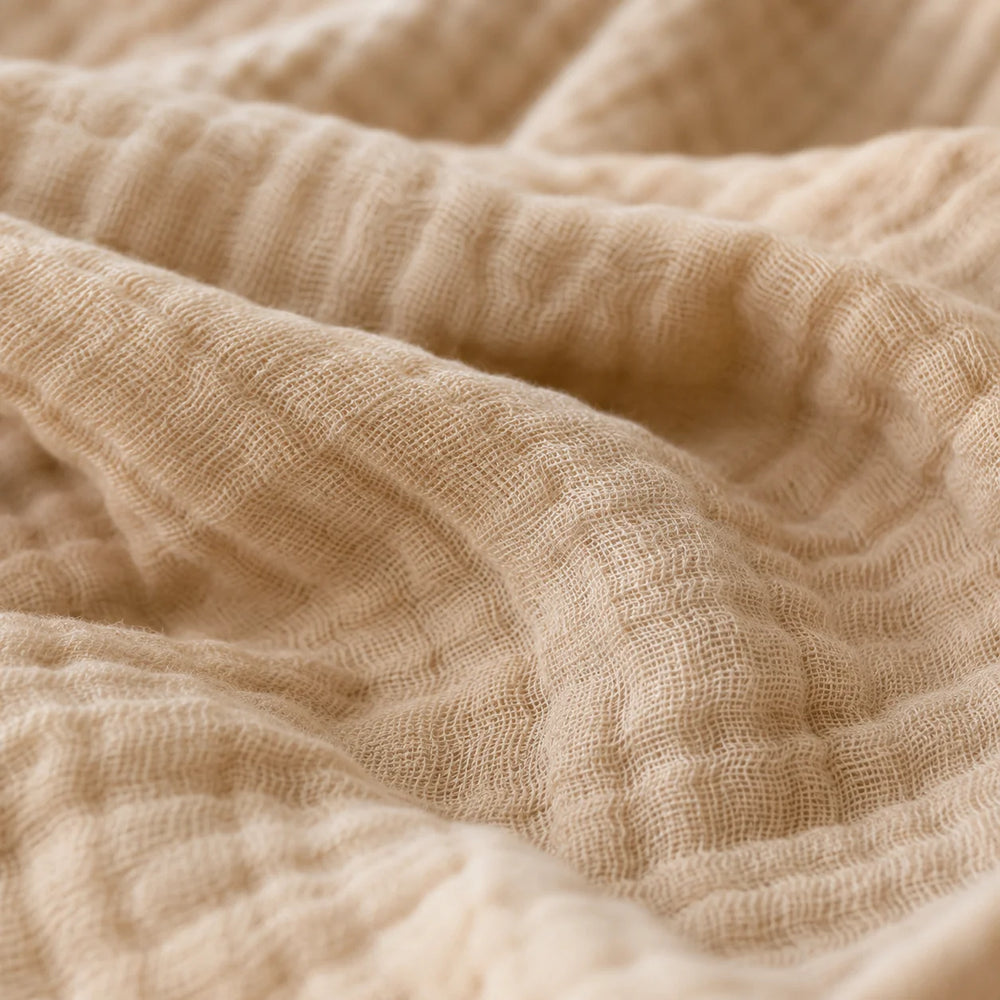 Plaid en mousseline 100 % coton