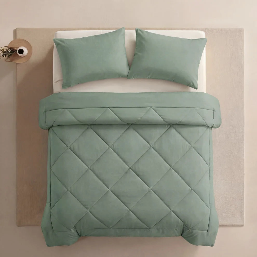 Couette 4 saisons 2-en-1 – couette et housse en un