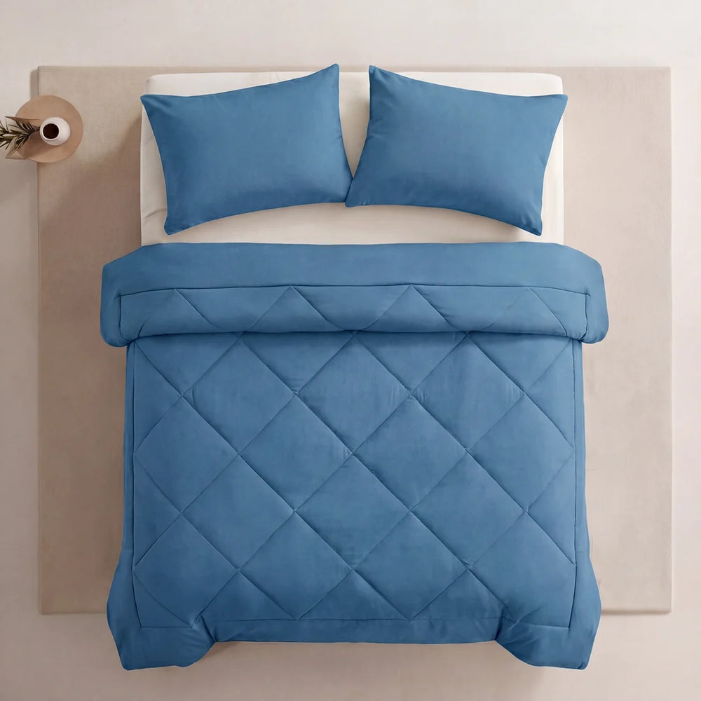 Couette 4 saisons 2-en-1 – couette et housse en un