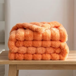 Plaid Nuage en fausse fourrure – Double épaisseur et extra chaud