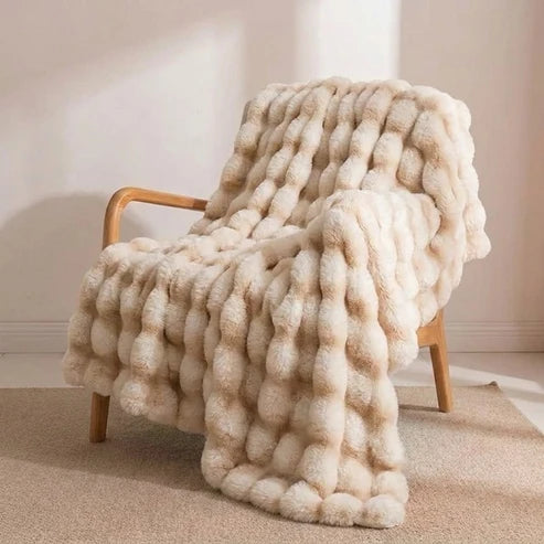 Plaid Nuage en fausse fourrure – Double épaisseur et extra chaud
