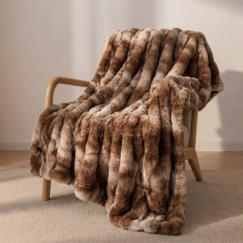 Plaid Nuage en fausse fourrure – Double épaisseur et extra chaud