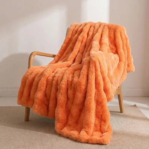 Plaid Nuage en fausse fourrure – Double épaisseur et extra chaud