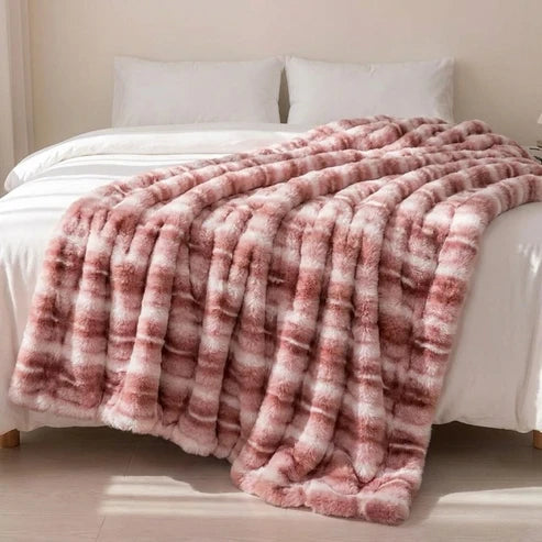 Plaid Nuage en fausse fourrure – Double épaisseur et extra chaud