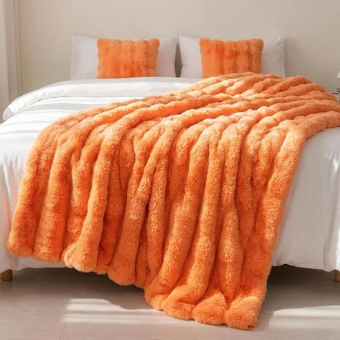Plaid Nuage en fausse fourrure – Double épaisseur et extra chaud
