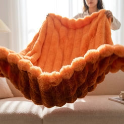 Plaid Nuage en fausse fourrure – Double épaisseur et extra chaud