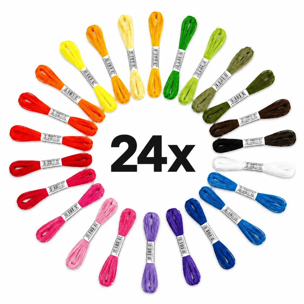 Fil à broder – 24 couleurs