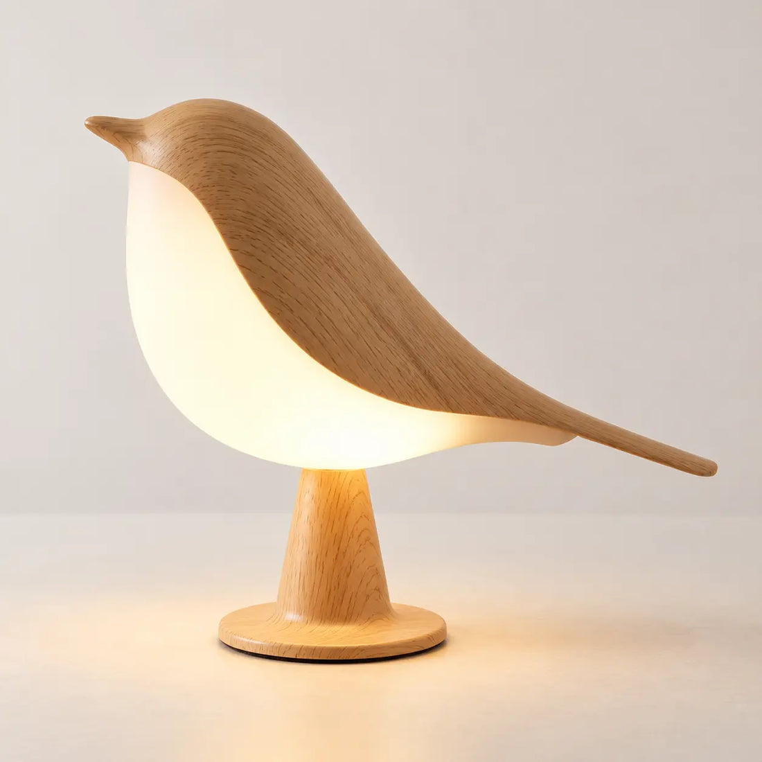 Lampe oiseau Svala bois clair